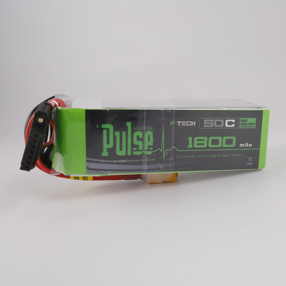 PULSE 1800mah 50C 22.2V 6S P-Tech LiPo Battery - XT60 Connector
