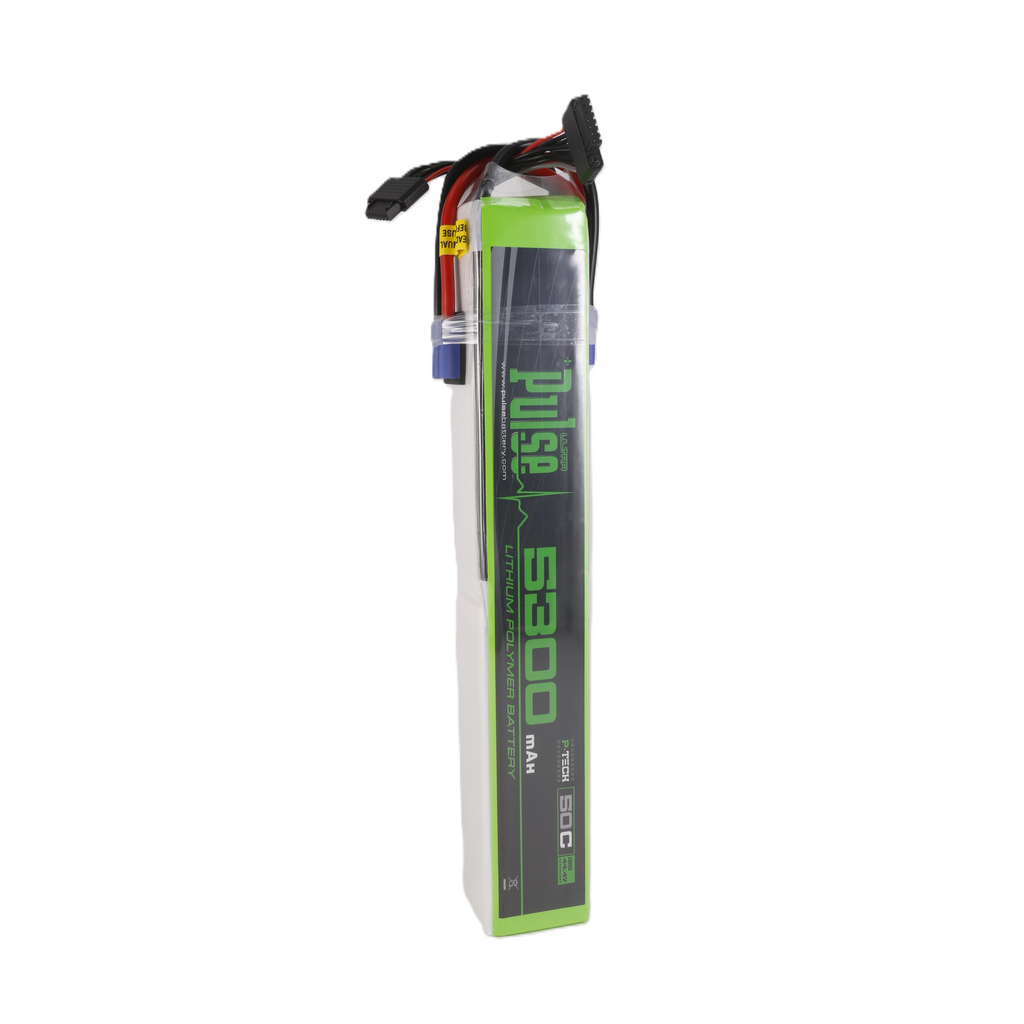 PULSE 5300mAh 50C 44.4V 12S P-Tech LiPo Battery - EC5 Connector