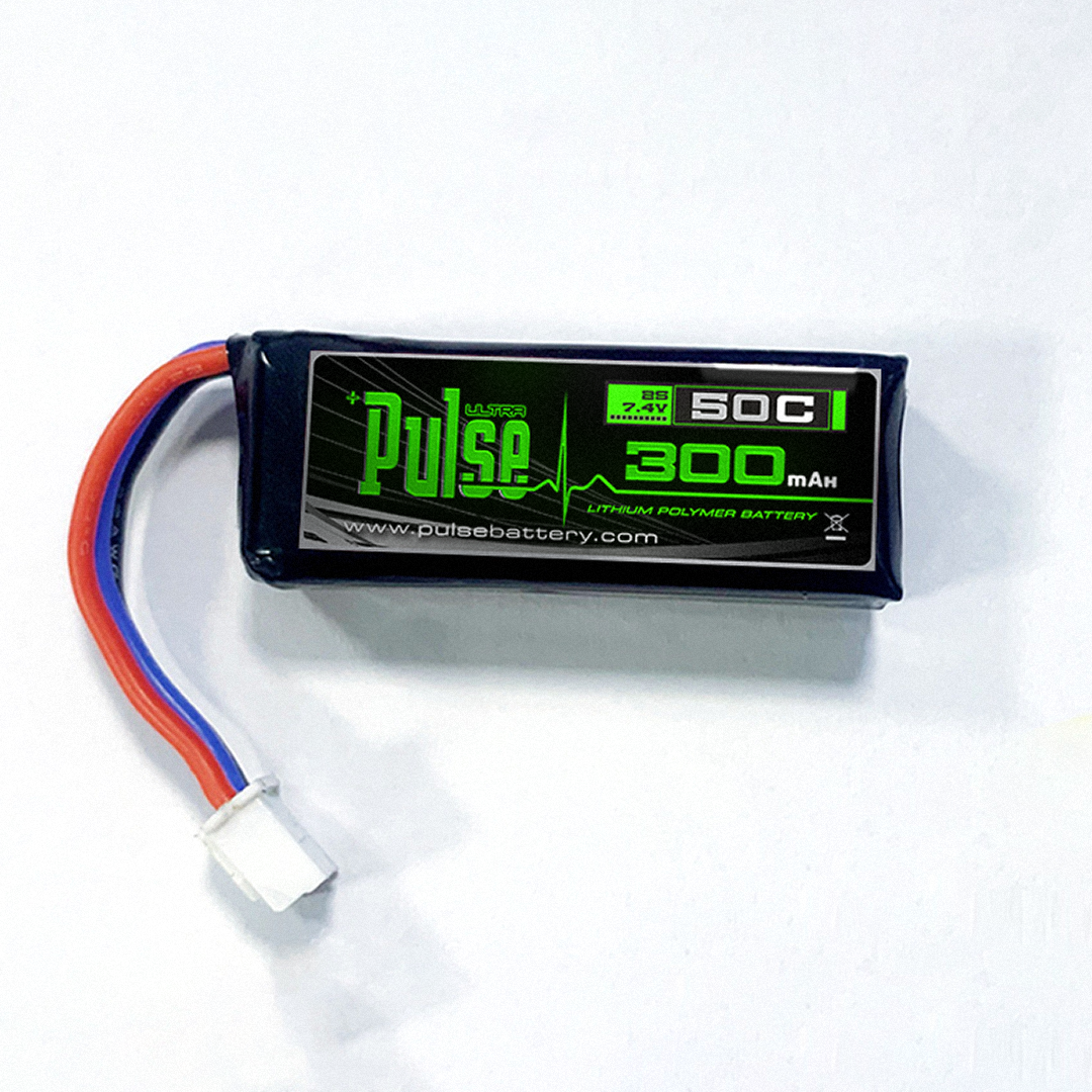Pulse 300mAh 50C 7.4V 2S Lipo Battery - JST-XH Connector – Pulse