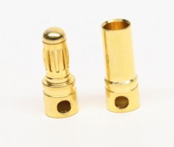 Male And Female 3.5mm Gold Plated Banana (bullet) Connector