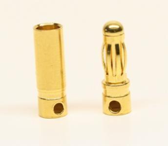 Male And Female 4.0mm Gold Plated Banana (bullet) Connector