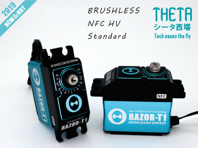 THETA RAZOR-T1 NFC HV Standard Brushless Servo - HeliDirect