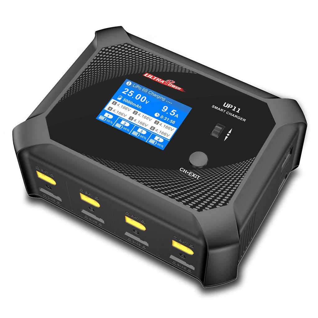 Ultra Power UP11 600W Smart Four-Channel AC/DC Charger - HeliDirect
