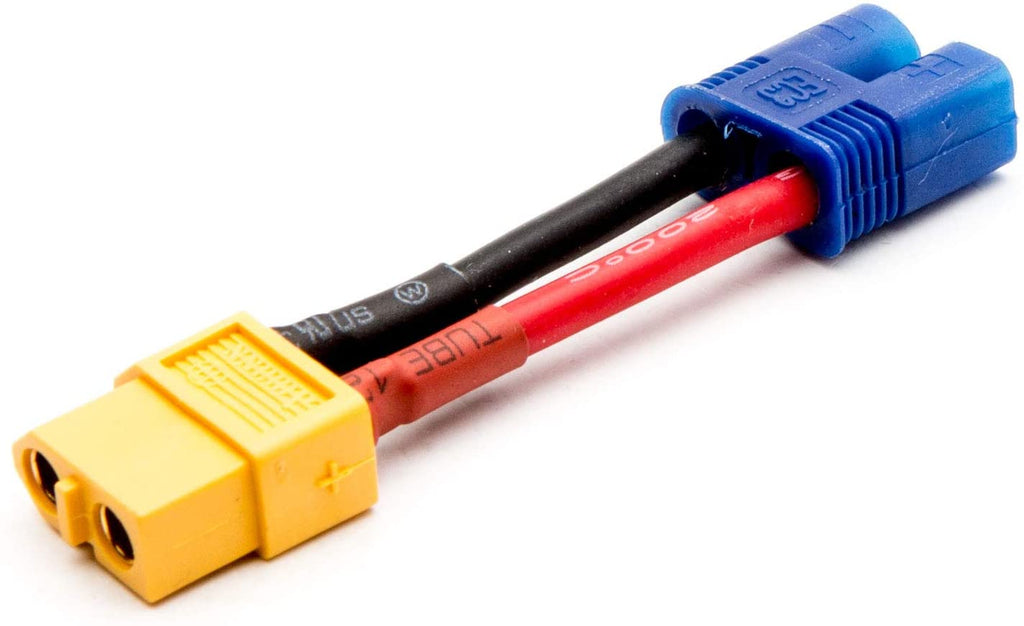 Battery Adaptor: XT60 Female to EC3 Device  (DYNC0142) - HeliDirect