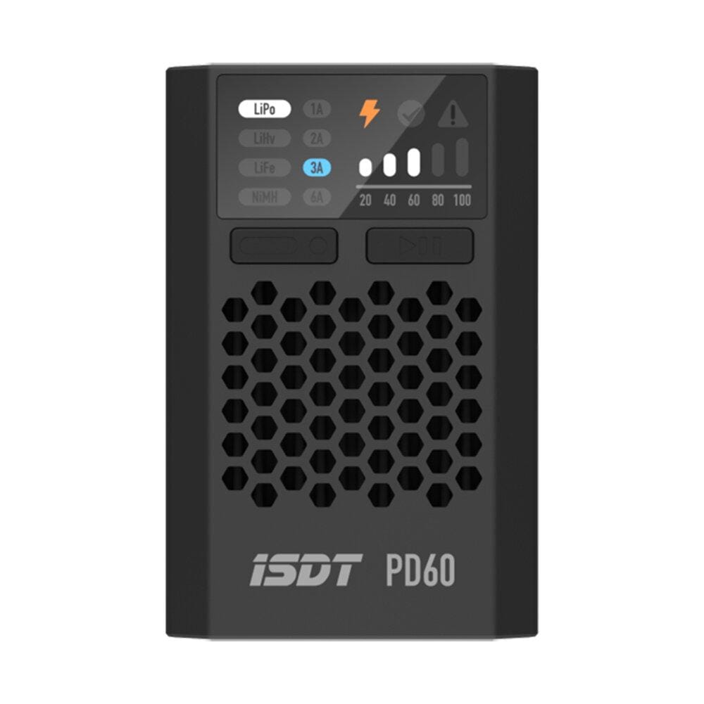 ISDT PD60 60W 6A Battery Balance Charger Type-C Input - HeliDirect