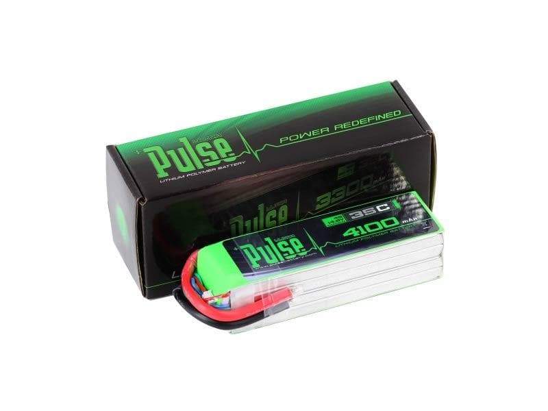 PULSE 4100mah 35C 14.8V 4S LiPo Battery - No Connector - HeliDirect