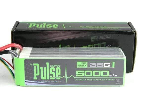Pulse 5000mah 35C 18.5V 5S Lipo Battery - EC5 Connector - HeliDirect