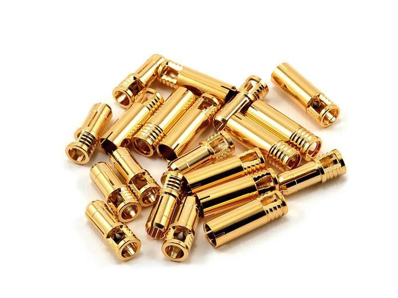 RCPROPLUS 5mm Bullet Connector - 10 Sets (10-12AWG)